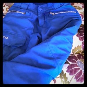 Marmot Freerider Blue ski pants Kids Med (8-9)